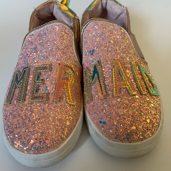 Sam Edelman Toddler Blane Mermaid Sneaker - Sz 10 - Picture 2 of 4